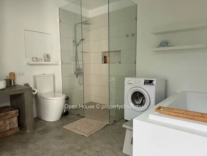 Furnished 1-Bedroom Beachfront Apartment for Rent in Roches Noires