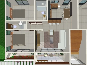 Appartement de 2 Chambres