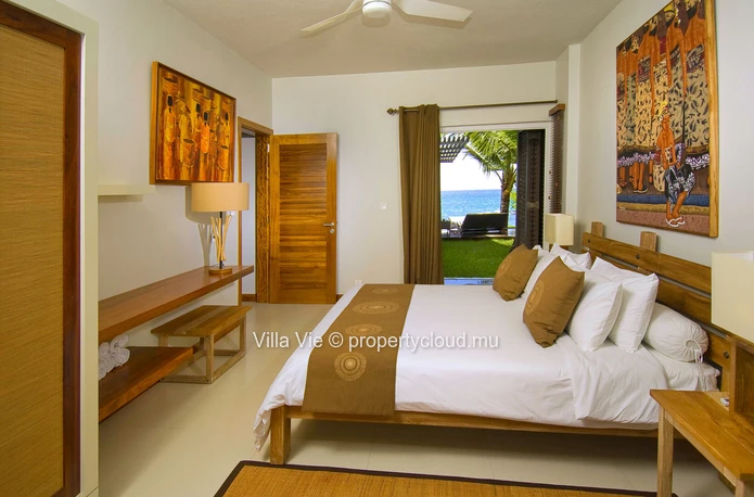 Pointe aux Canonniers : Villa de luxe 4 chambres avec vue sur la mer et accès