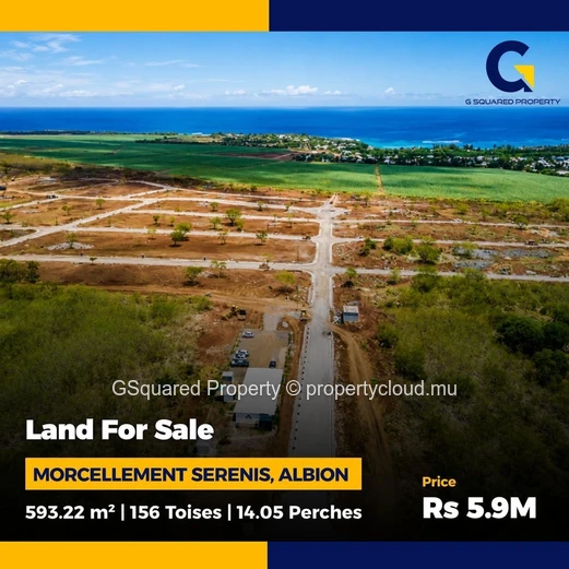 Terrain 593,22 m² au Morcellement Serenis, Albion