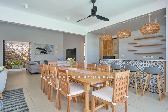 Villa de 4 chambres en suite proche de la plage de Pereybère – Ile Maurice