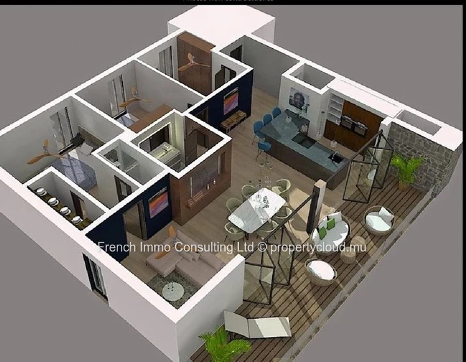 Nouveau programme d'appartements a grand baie sottise road accessible aux etrngers