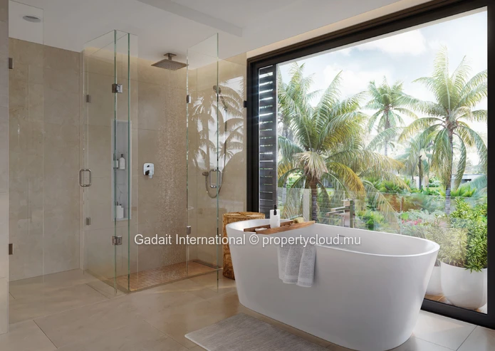 Tropical Elegance Redefined with this Waterfront Villa in Mauritius