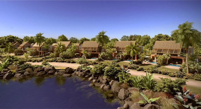 Duplex de 184 m² avec jardin à vendre à Blue Bay