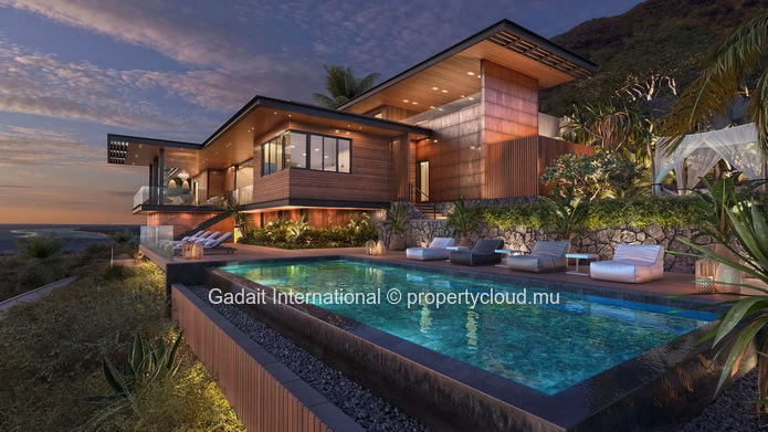 Luxury villa with panoramic sea view and private pool for sale | Legend Hill Resort, Black River