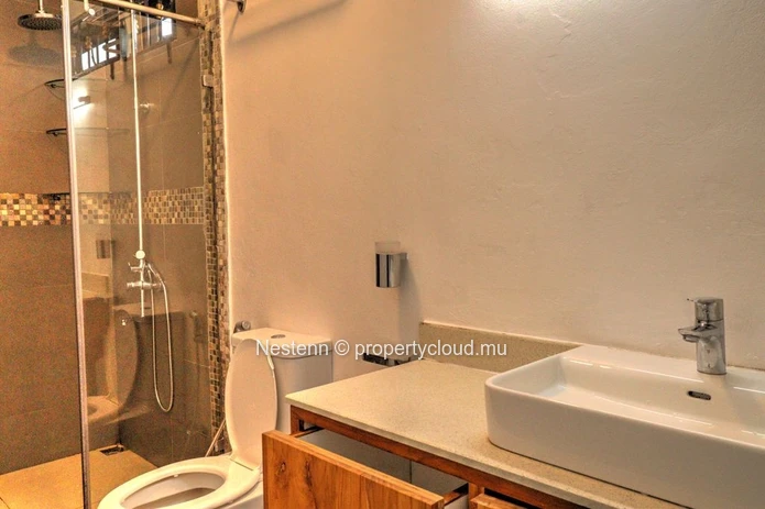 Modern duplex apartment in Curepipe 2 bedrooms 2 bathrooms separate kitchen balcony carport good condition close to a...