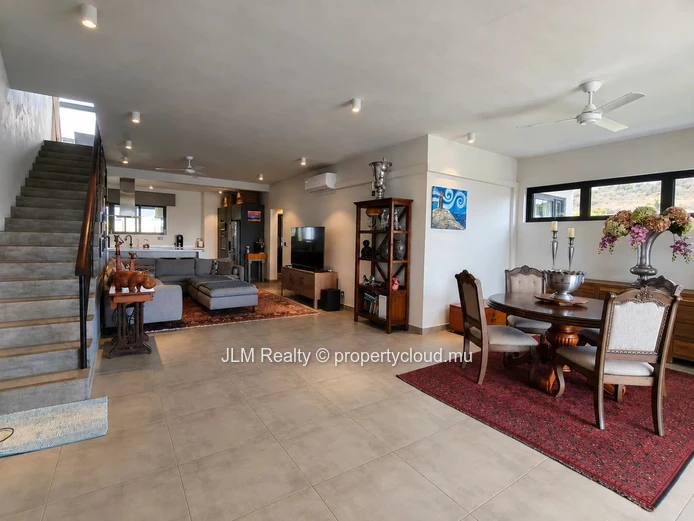 Penthouse for Sale in Tamarin, Mauritius – Private Rooftop with Pool and Panoramic Sea & Mountain Views