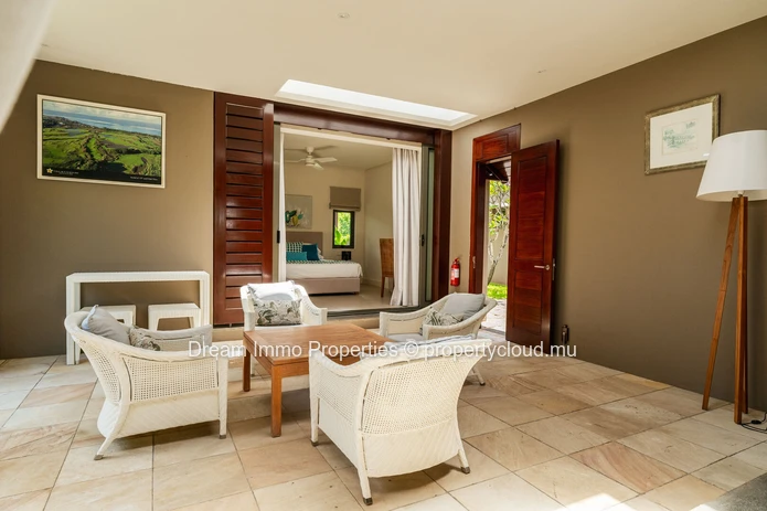 Villa meublée de 3 chambres directement sur le golf Heritage Villas Valriche à Bel Ombre – Ile Maurice