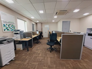 Unfurnished office space available for rent in Ebene