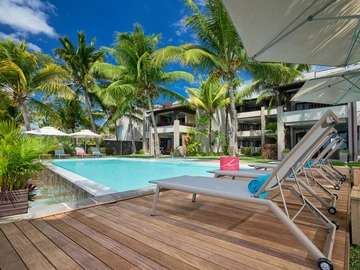 Luxury beachfront penthouse for sale in Trou aux Biches