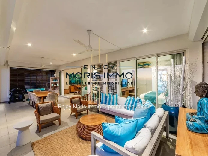 Exceptional Beachfront Penthouse with Private Spa – For Sale in Trou aux Biches
