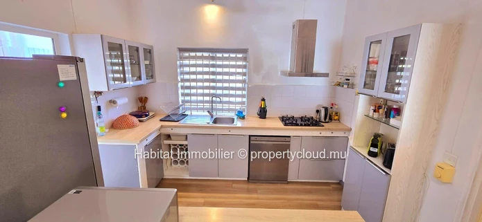 A louer : Charmante maison (style duplex / townhouse) pieds dans l'eau à Roches Noires