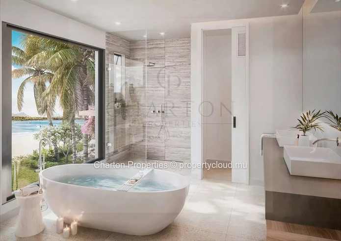 1-Bedroom Waterfront Apartment with Private Garden