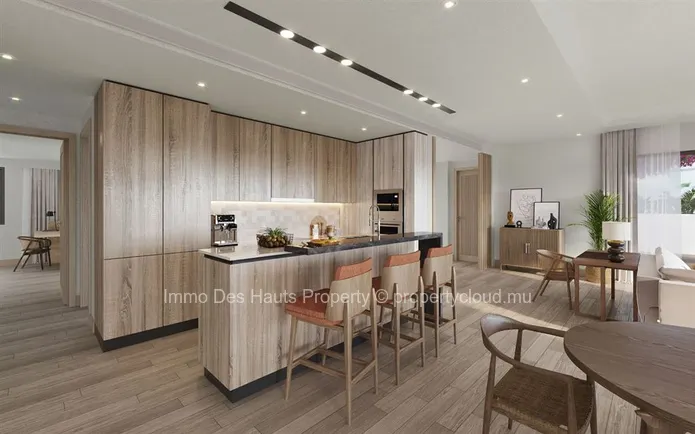 1 Bedroom Apartment for sale ground floor on plan new development Black River 