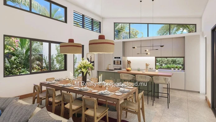 Luxury villa for sale in a new prestigious resort in Tamarin, Mauritius