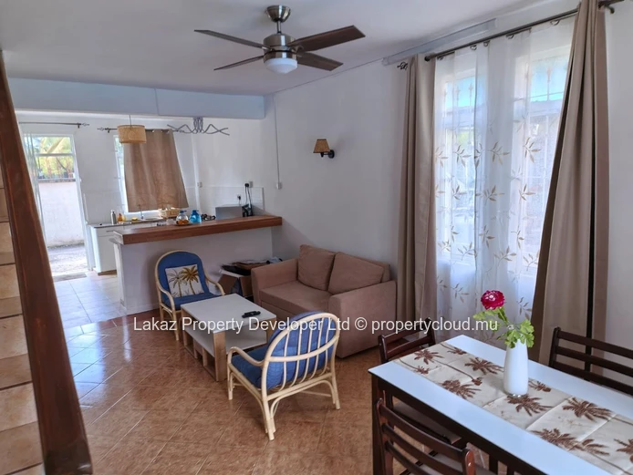 Duplex meublé de 100 m² avec piscine à louer à Mont Choisy
