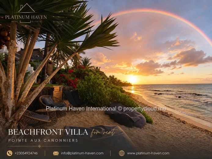 Beachfront. Brand new. Yours for Rs 180000/monthly.