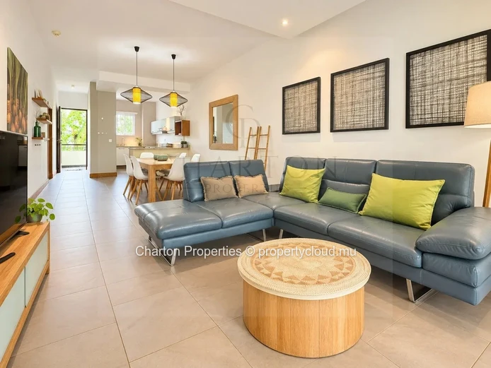 Appartement deux chambres avec terrasse et piscine privative à Bain-Bœuf
