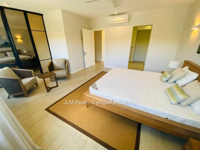 Beautiful ground floor apartment with private pool for sale in Tamarin, Mauritius
