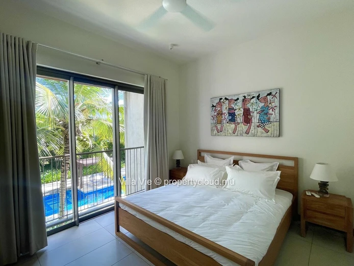 Mont Choisy - Beautiful 2-bedroom en suite apartment in a secure residence, golf view