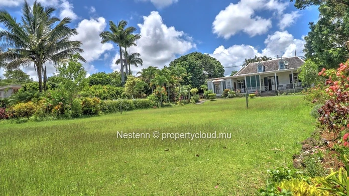 Colonial house in a residential area 