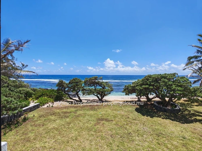 Stunning Beachfront Apartment in Poste Lafayette | Furnished | Sea Views | Parking | Garden | Rs 100,000/month