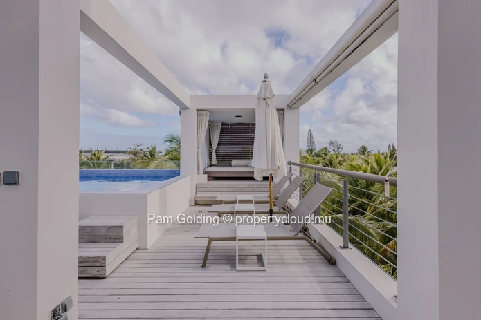 Penthouse de luxe 3 chambres face à la plage à Pereybere – Accès privé à la plage au AO Residences