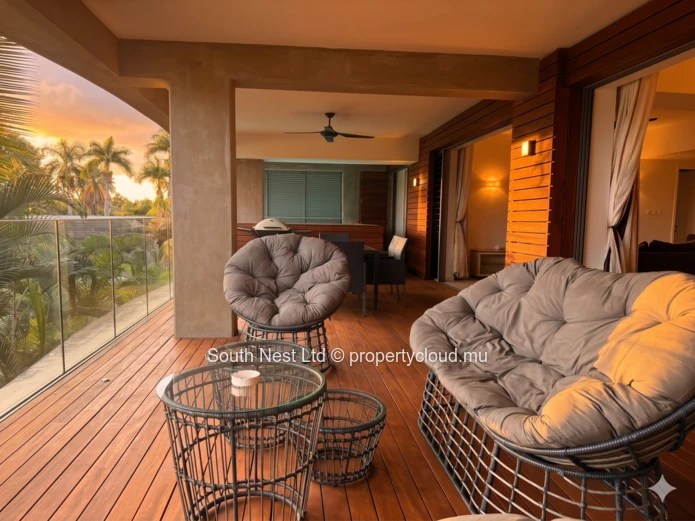 Résidence de 3 chambres en bord de mer avec piscine privée à Black River 