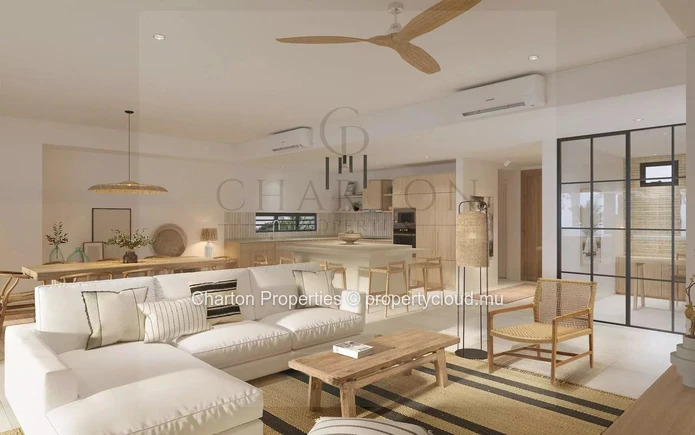 Penthouse de 3 chambres avec piscine privative et vues panoramiques sur le lagon et le Morne