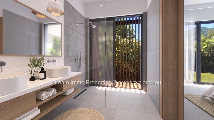 Luxueuses villas 4 chambres proche mer & montagnes à Rivière Noire – Ile Maurice