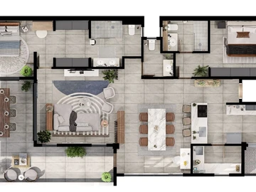 Appartement de 2 Chambres