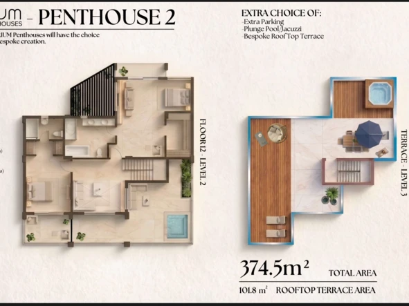 3 Bedroom Penthouse