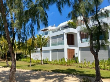 3-Bed Beachfront Villa for Rent in Grand Gaube with Pool