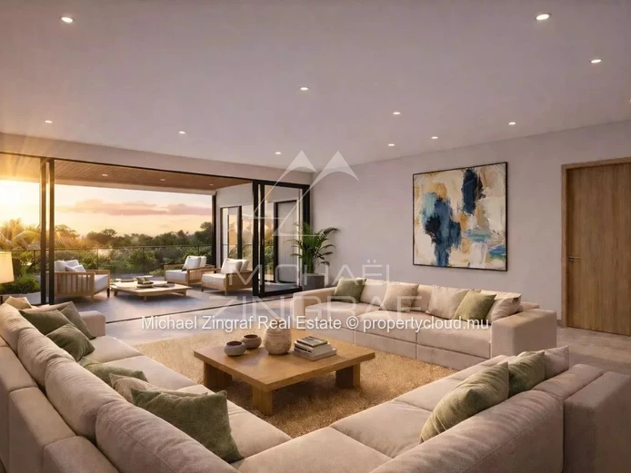 3-Bedroom Ground Floor Apartment Facing the Swimming Pool in Mont Choisy