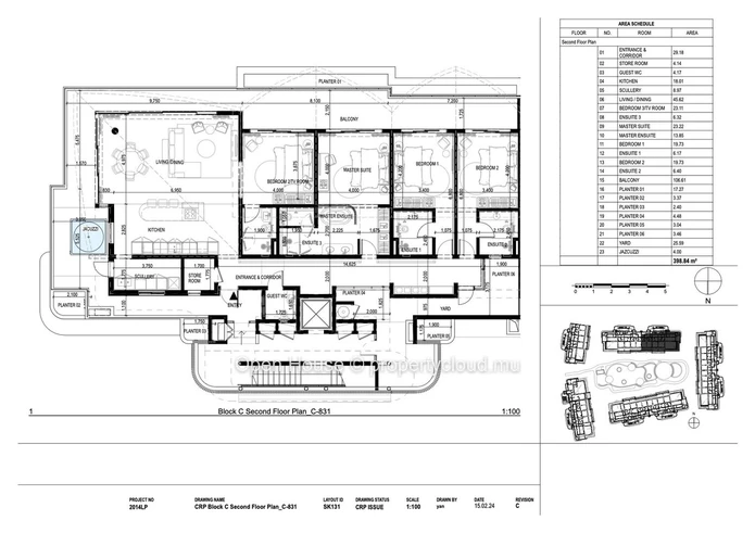 LA PIROGUE - FLIC EN FLAC, Penthouse 4 bedrooms  (Sole Mandate)