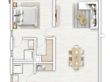 Appartement de 2 Chambres