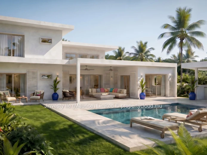 JINVESTY COLLECTION : Villa LAELIA 3 : Contemporary 4-bedroom PDS villa with pool - Trou aux Biches - Mauritius