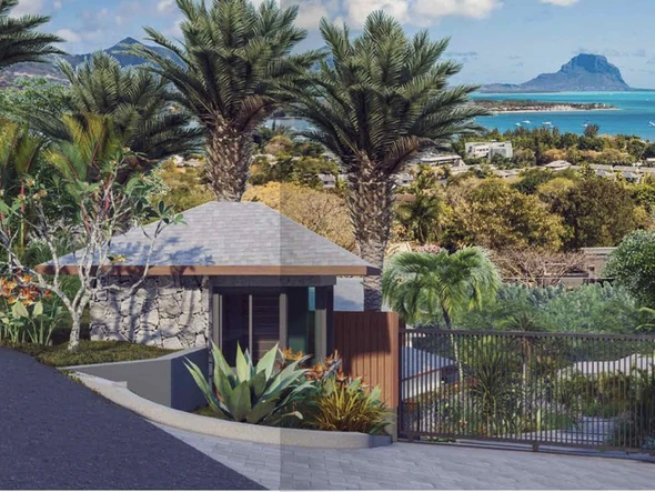 Black River for sale luxurious villa accessible to foreigners located in a prestigious secure morcellement.