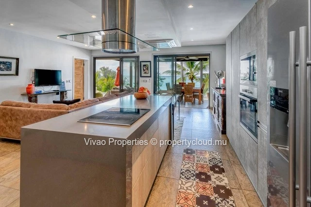 Beachfront Apartment with Sea Views in Péreybère, Grand Baie - 162m², 3 BR, Communal Pool - Rs 45M
