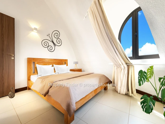 Villa 3 Chambres à Louer avec Piscine, Accès Salle de Sport et Vue sur Mer – Maurice