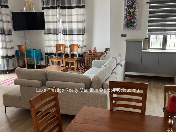 Furnished 4-bedroom duplex villa for long-term rent in Trou aux Biches  Rs 55,000 per month