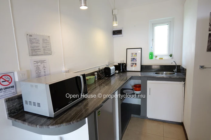 50 m² furnished studio for rent in Black River with shared swimming pool (Sole Mandate)