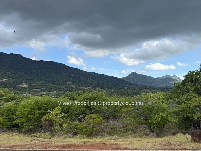 Rare residential land of one acre for sale within the Domaine de Palmyre in Petite Rivière Noire - Rs 35M.
