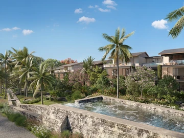 2-bedroom apartment with terrace for sale, in the heart of an exclusive estate in Beau Champ