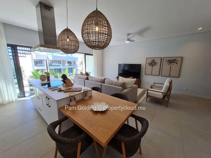 Beautifully Appointed 2-Bedroom Penthouse with Private Rooftop Pool for Sale in Pointe aux Canonniers