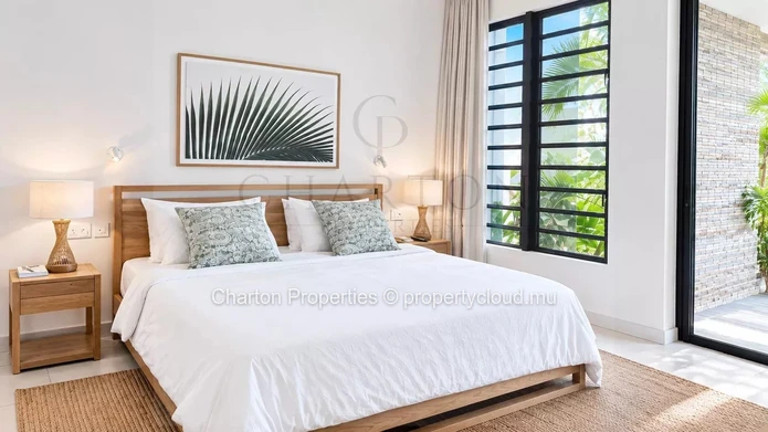 3-bedroom ground-floor apartment in the heart of Rivière Noire's nautical universe