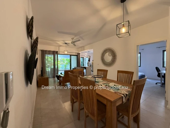Location bel appartement de 3 chambres en rez-de-chaussée à Point de Mire, Tamarin – Ile Maurice