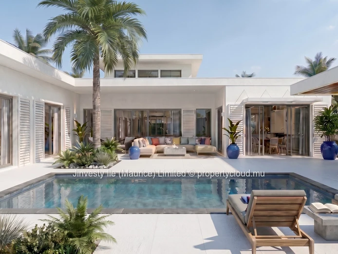 JINVESTY COLLECTION : VILLA LAELIA 11 :  270 m² 4-bedroom PDS villa with pool - Trou aux Biches