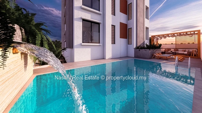 3-bedroom apartment in a private and exclusive 8 apartment building.