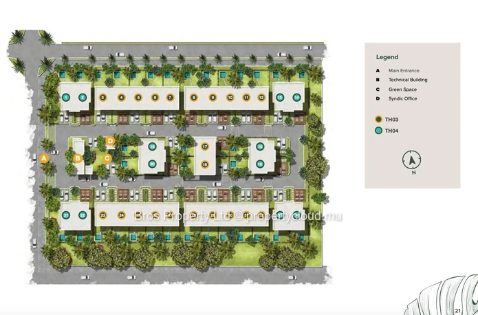 Opportunité rare - Maisons de ville de luxe à Flic en Flac | Prix :0 Rs